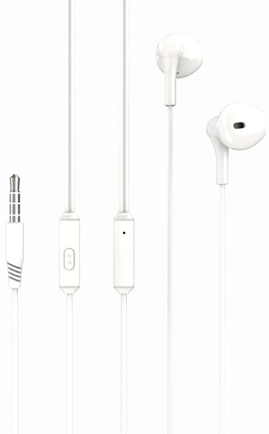 Handsfree 3.5mm XO Design EP39, Bianco
