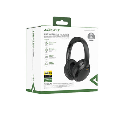 Auricolare Bluetooth Acefast H6, A2DP, ANC, Nero