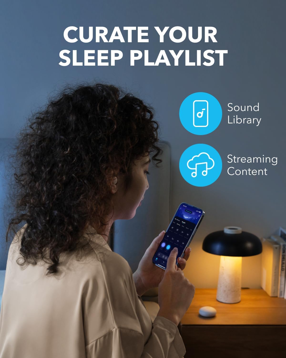Bluetooth Vivavoce Anker SoundCore Sleep A20, TWS, Bianco A6611G21 