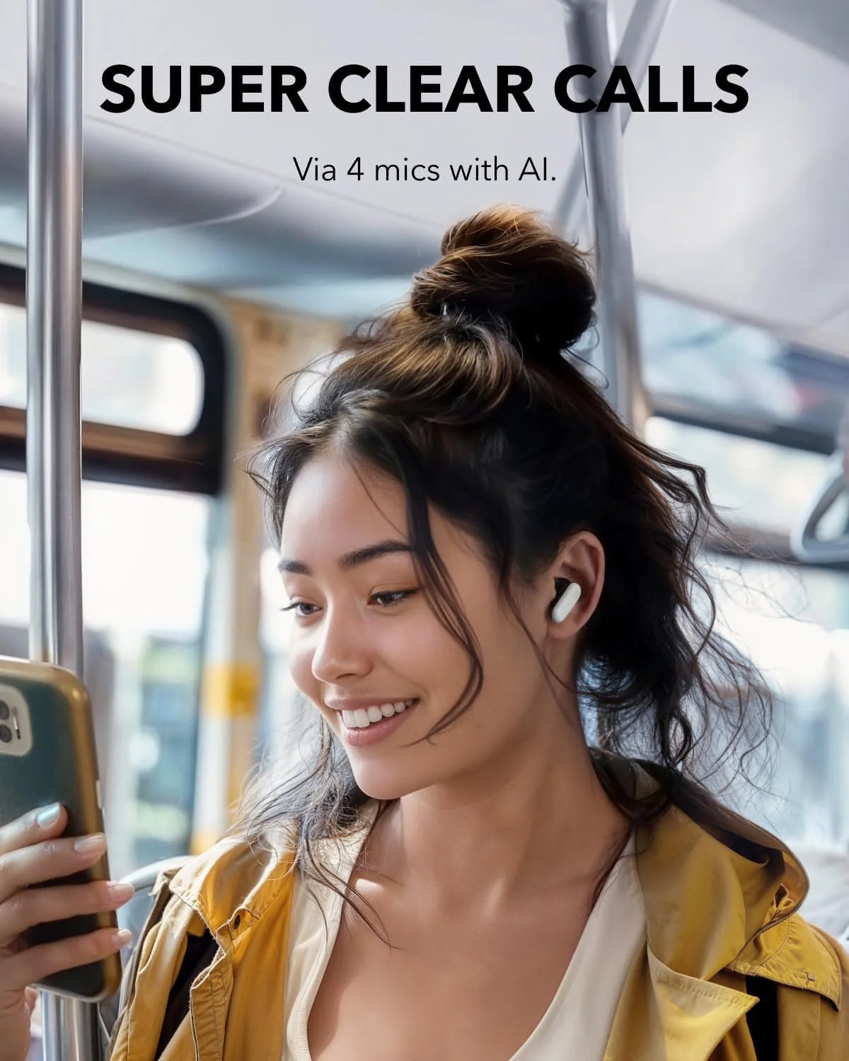 Handsfree Bluetooth Anker SoundCore P30i, TWS, ANC, Bianco A3959321