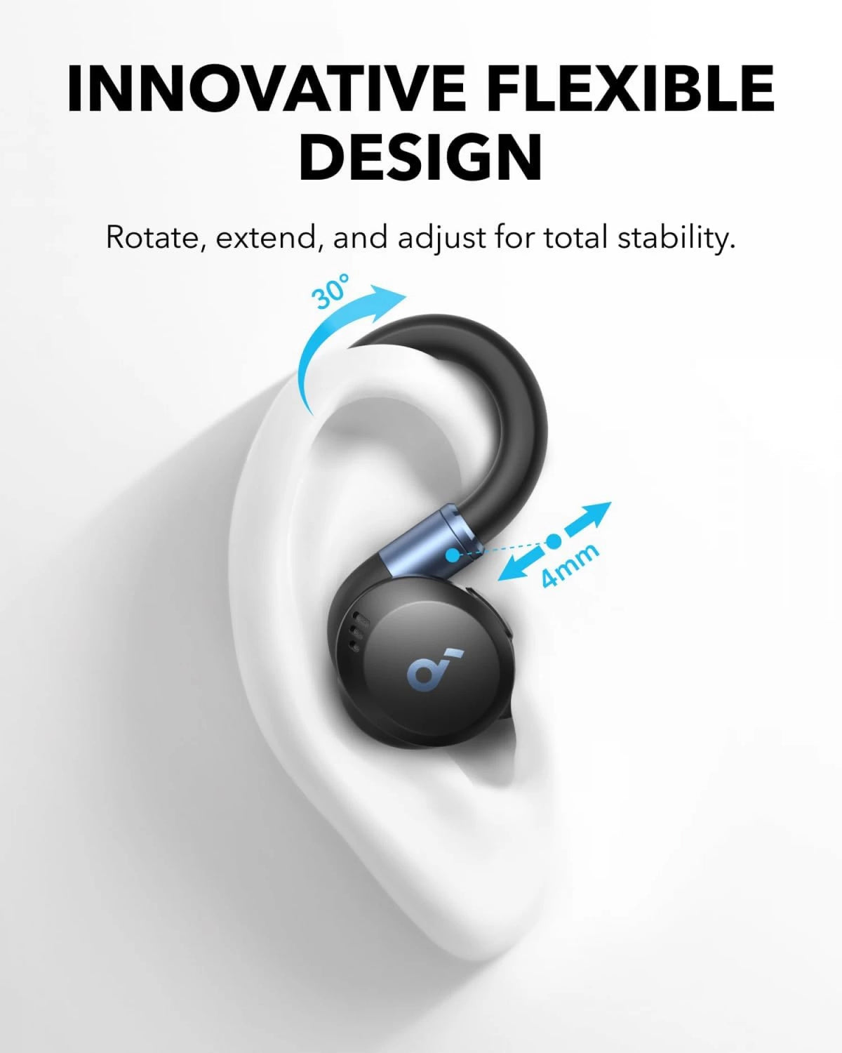 Auricolari Bluetooth Anker Soundcore Sport X20, TWS, ANC, Nero A3968G11