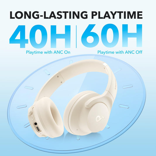 Auricolare Bluetooth Anker SoundCore Life Q20i, MultiPoint, A2DP, ANC, Bianco A3004G21