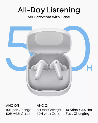 Auricolari Bluetooth Anker Soundcore R60i, TWS, ANC, Bianco D1202G21