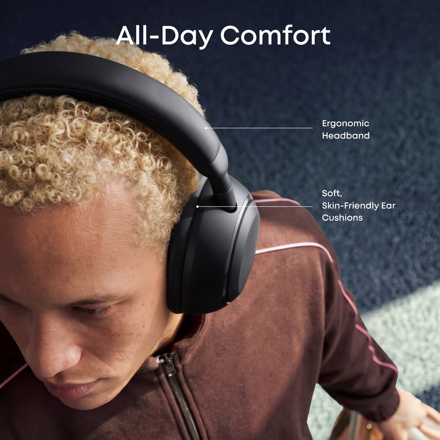 Handsfree Bluetooth Anker SoundCore Space 2, A2DP, ANC, Nero D1402G11