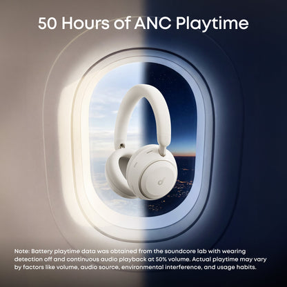 Handsfree Bluetooth Anker SoundCore Space 2, A2DP, ANC, Bianco D1402G21