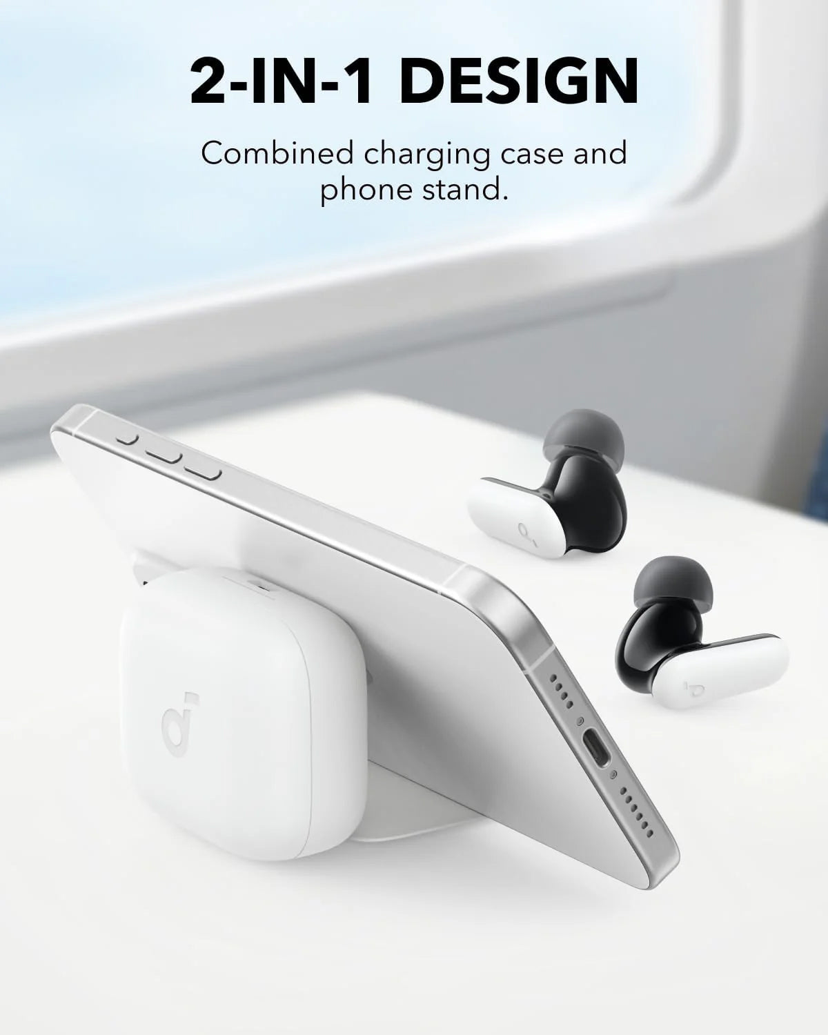 Handsfree Bluetooth Anker SoundCore P30i, TWS, ANC, Bianco A3959321