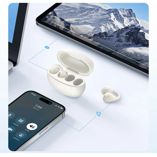 Auricolare Bluetooth Baseus AirGo AS01, TWS, Bianco A00069101223-00