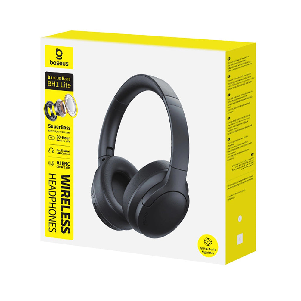 Handsfree Bluetooth Baseus BH1 Lite, A2DP, Nero A0203C00