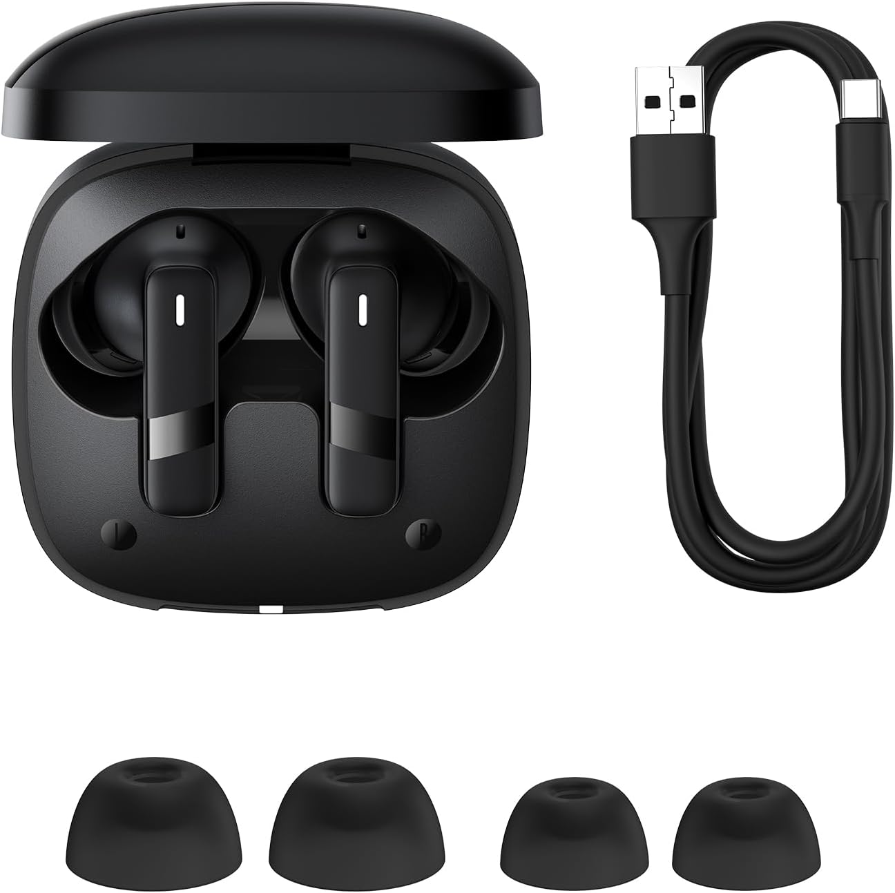 Baseus Bowie E20 Bluetooth Handsfree, TWS, Black