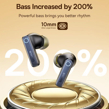 Handsfree Bluetooth Baseus Bowie 35, TWS, Nero A00073800123-00