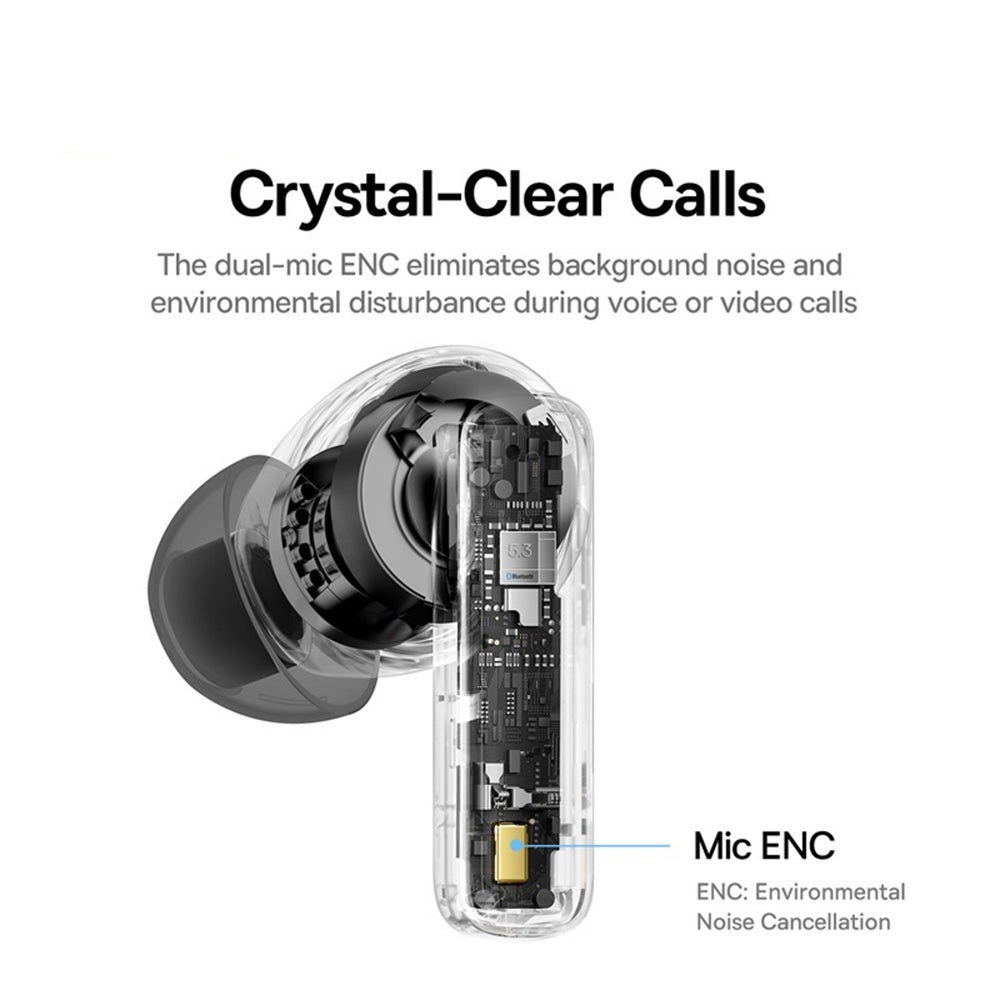 Handsfree Bluetooth Baseus Bowie E19, TWS, Nero A00069600113-00