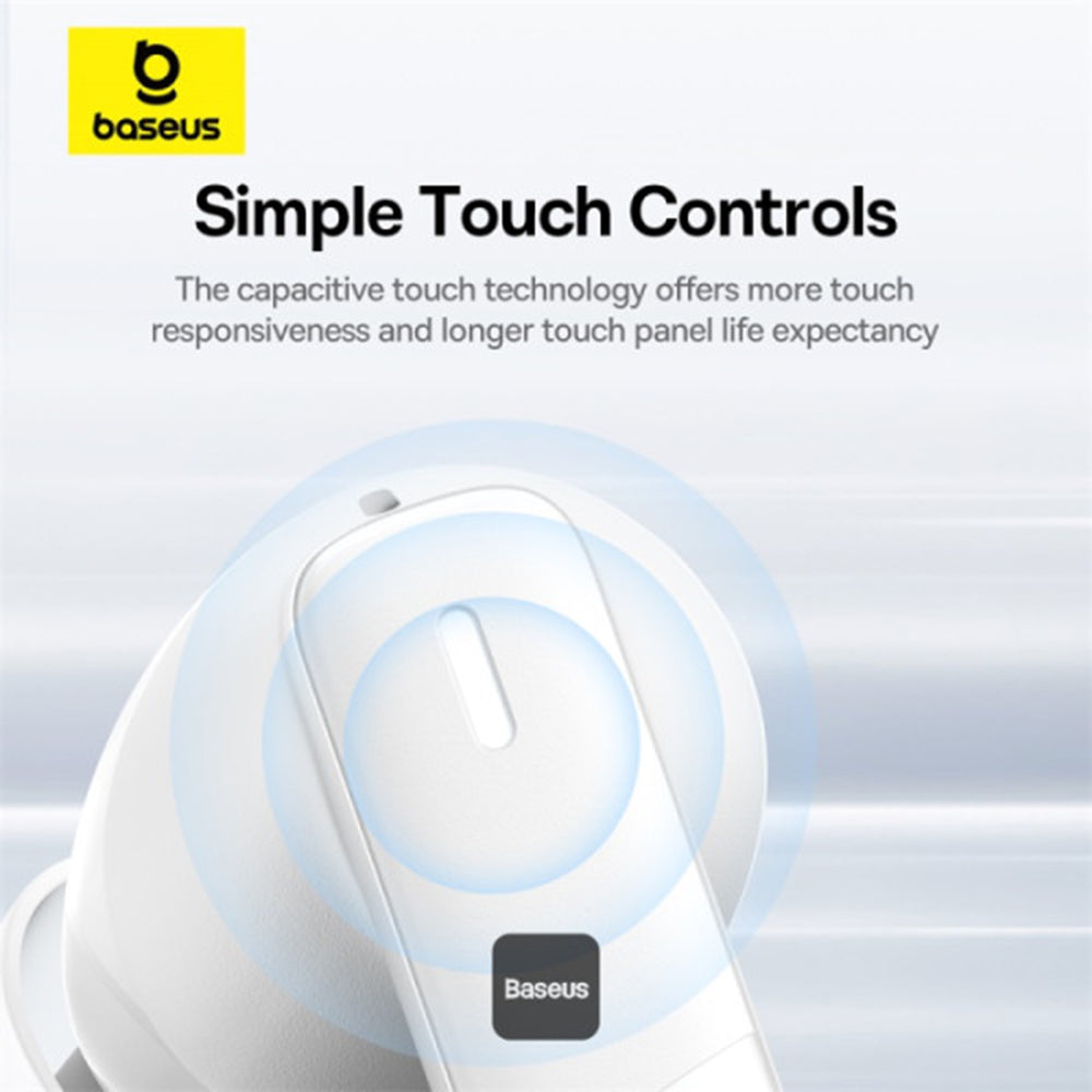 Handsfree Bluetooth Baseus Bowie E20, TWS, Bianco A00069700223-00