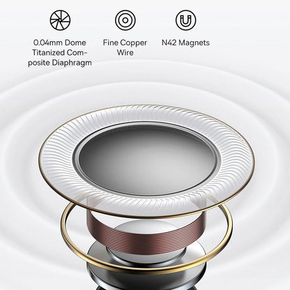 Handsfree Bluetooth Baseus Bowie M2, TWS, Bianco A00024000221-Z1