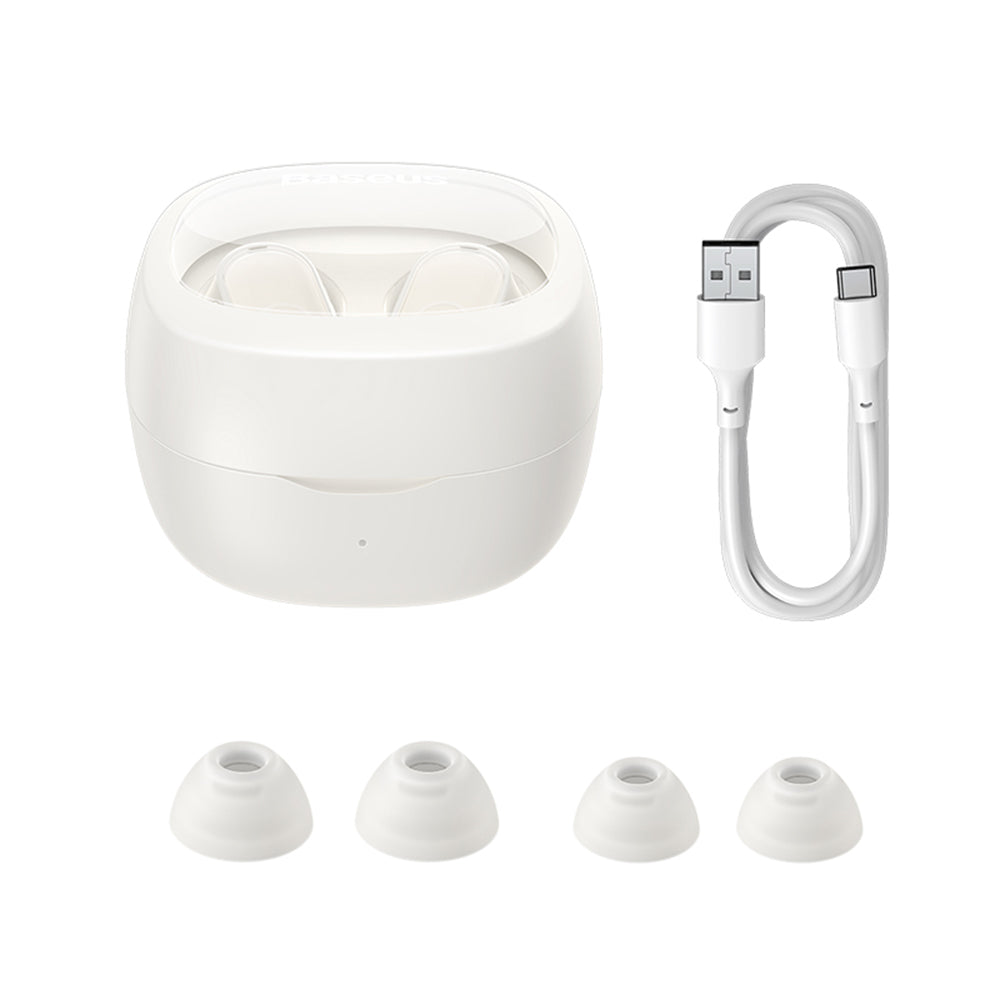 Handsfree Bluetooth Baseus Bowie WM02, TWS, Bianco NGTW370202