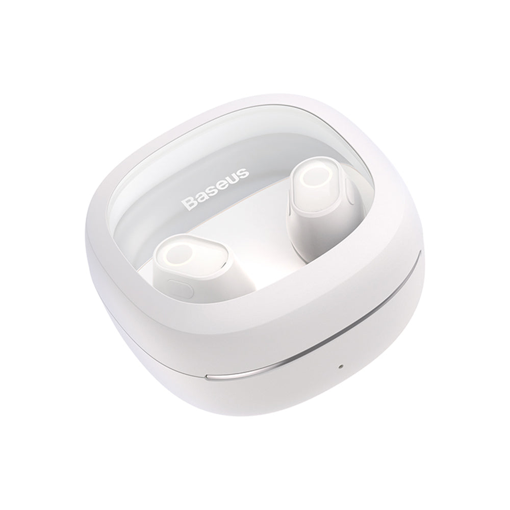 Handsfree Bluetooth Baseus WM02+, TWS, Bianco NGTW370302
