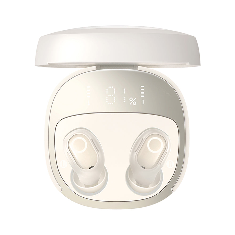 Handsfree Bluetooth Baseus WM02+, TWS, Bianco NGTW370302