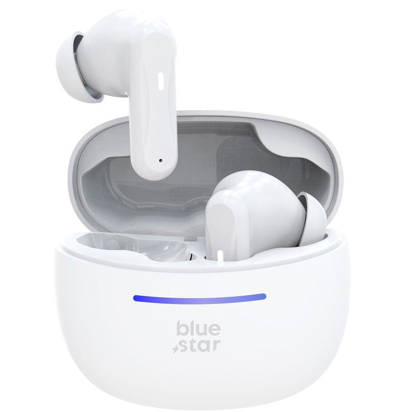 Handsfree Bluetooth Blue Star BK44, TWS, Bianco