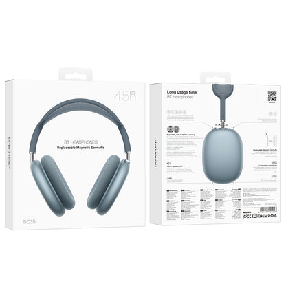 Auricolare Bluetooth Borofone BO35 Adorable, A2DP, Blu