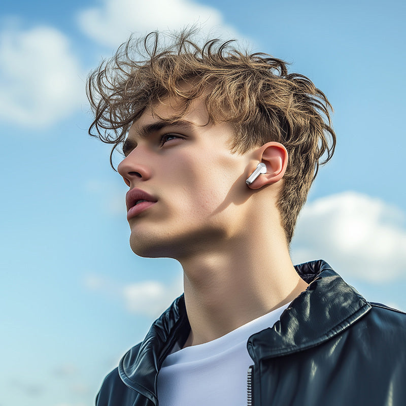 Auricolare Bluetooth Borofone BW88 Deep Rhyme, TWS, Bianco