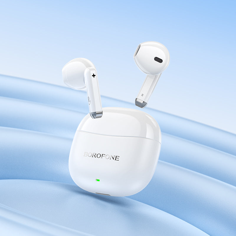 Auricolare Bluetooth Borofone BW88 Deep Rhyme, TWS, Bianco