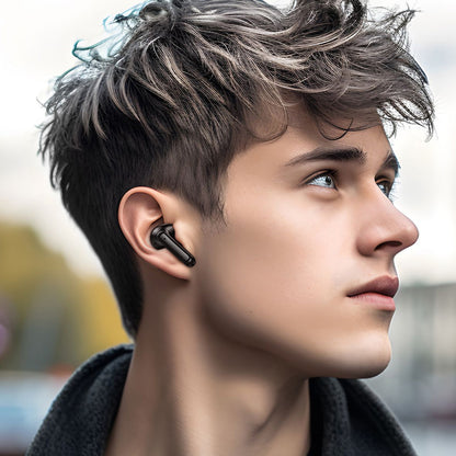 Auricolari Bluetooth Borofone FQ1 Shine, TWS, Nero