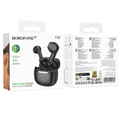 Auricolare Bluetooth Borofone FQ8 High, TWS, Nero