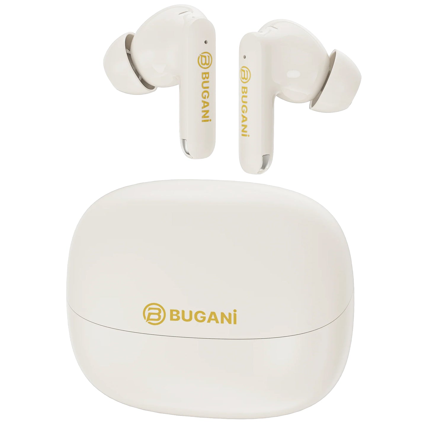 Auricolari Bluetooth Bugani Freebuds B20, TWS, ANC, Crema Chiaro