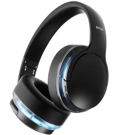 Auricolare Bluetooth BWOO BO-BW587, A2DP, ANC, Nero
