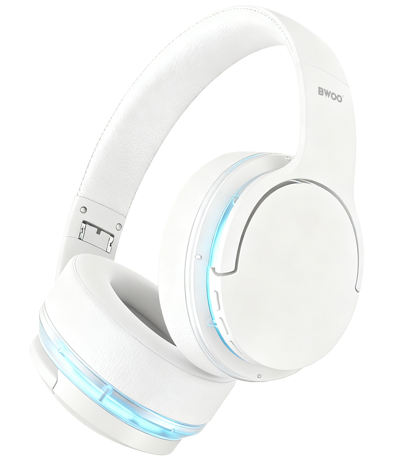 Auricolare Bluetooth BWOO BO-BW587, A2DP, ANC, Bianco