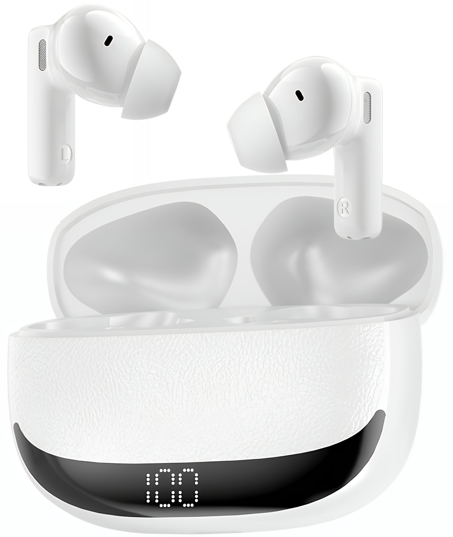 Auricolari Bluetooth BWOO BW40, TWS, ANC, Bianco