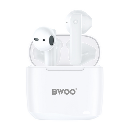 Auricolari Bluetooth BWOO BW94, TWS, Bianco