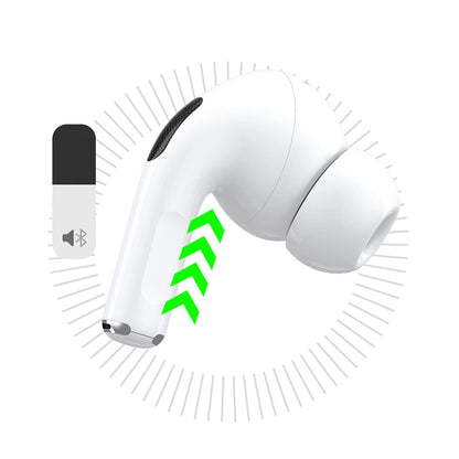 Auricolare Bluetooth Dudao U19 Display, TWS, Bianco