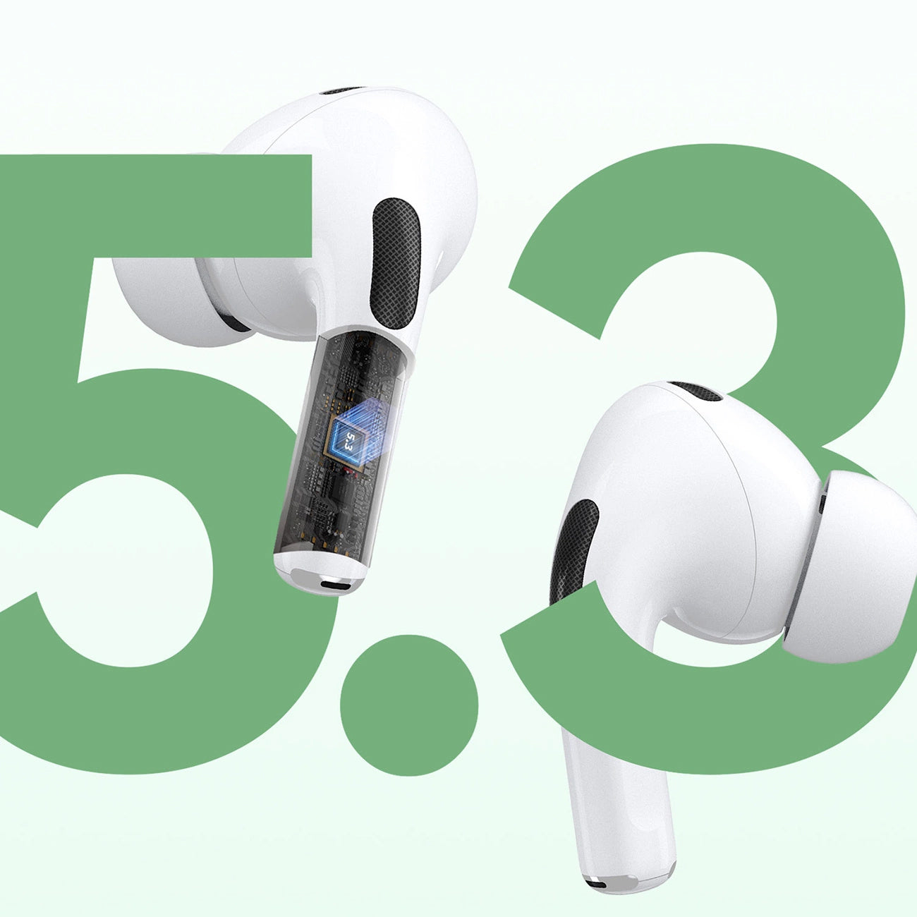 Auricolare Bluetooth Dudao U19 Display, TWS, Bianco