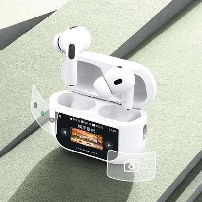 Auricolare Bluetooth Dudao U19 Display, TWS, Bianco
