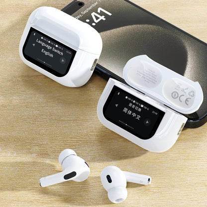 Auricolare Bluetooth Dudao U19 Display, TWS, Bianco