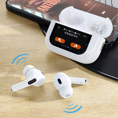 Auricolare Bluetooth Dudao U19 Display, TWS, Bianco