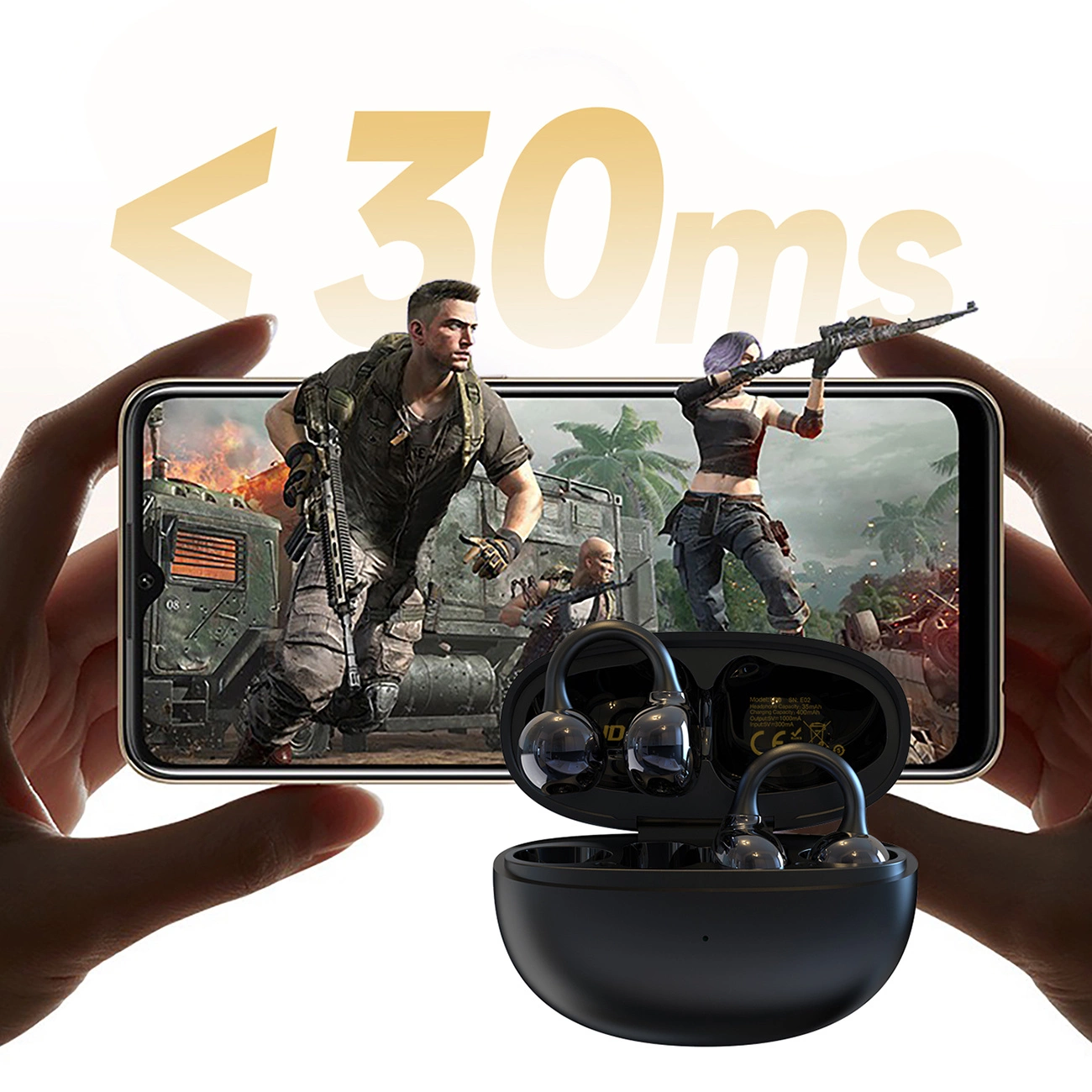 Auricolare Bluetooth Dudao U20, TWS, Nero