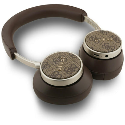 Auricolare Bluetooth Guess 4G Classic Logo, A2DP, Marrone