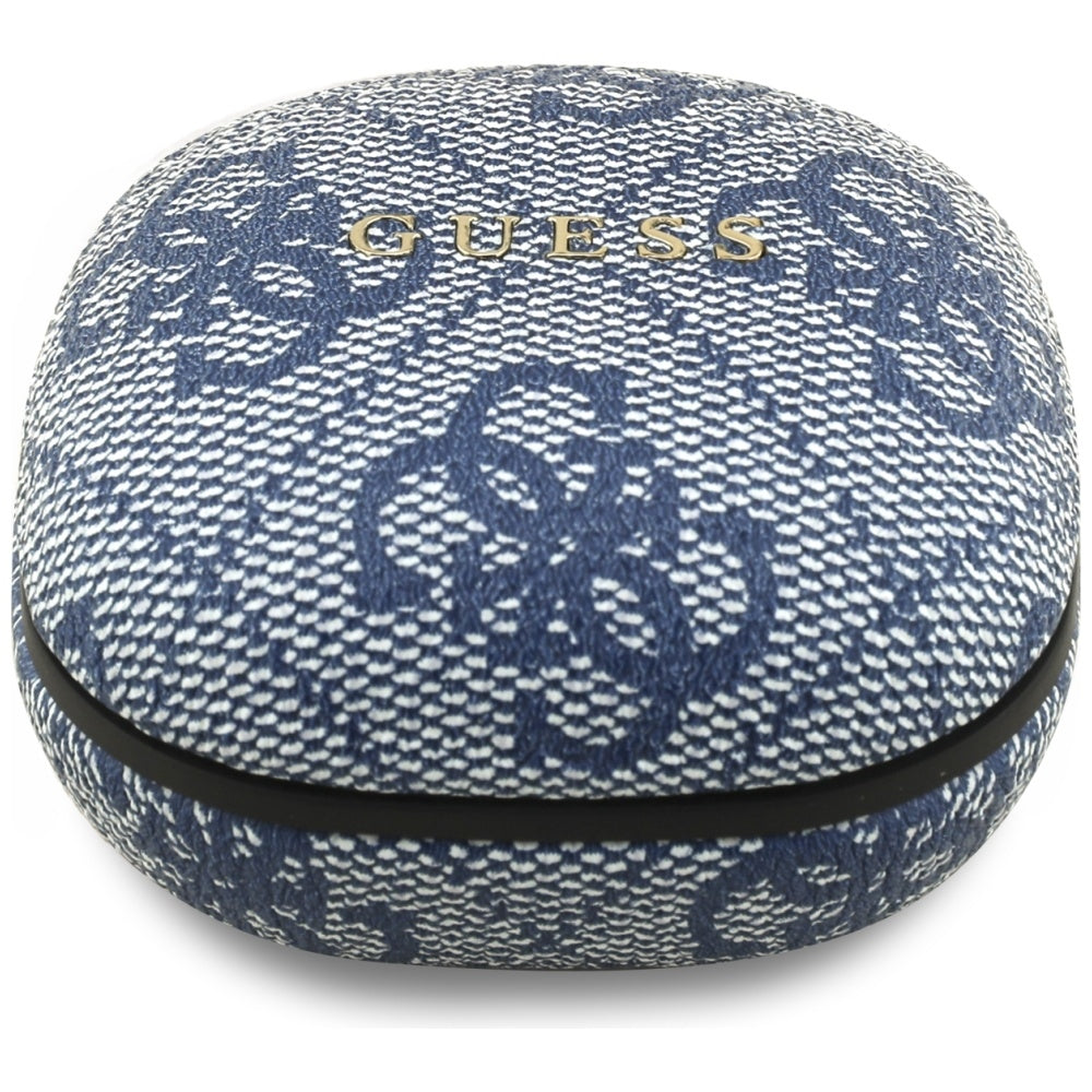 Auricolare Bluetooth Guess 4G Classic Metal Logo, TWS, Blu