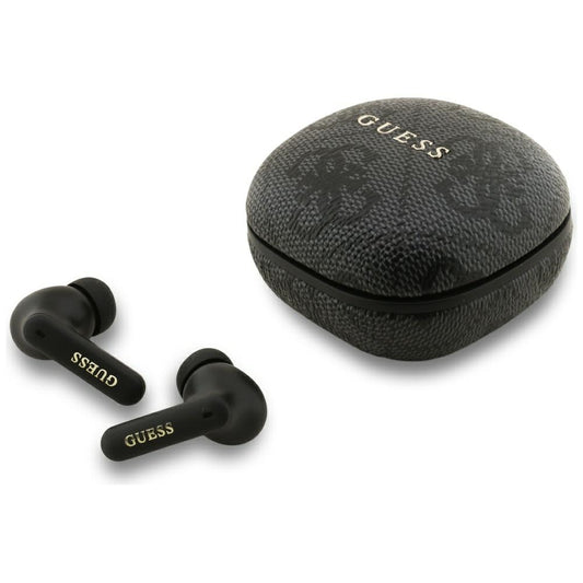 Auricolare Bluetooth Guess 4G Classic Metal Logo, TWS, Nero