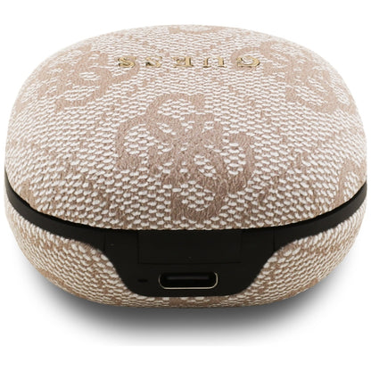 Auricolari Bluetooth Guess 4G Classic Metal Logo, TWS, Rosa