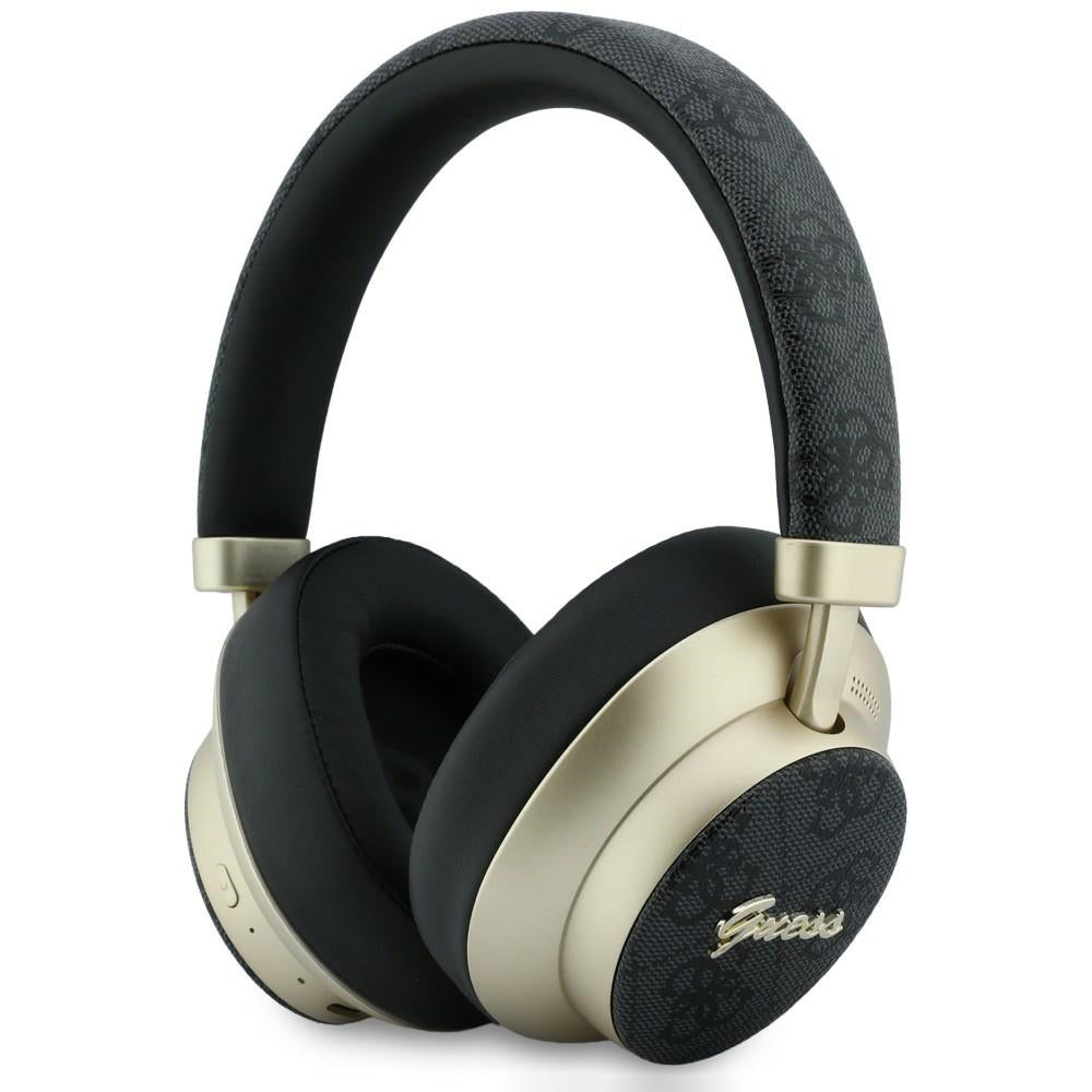 Auricolare Bluetooth Guess 4G Gold Script Metal, A2DP, Nero