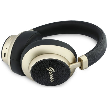 Auricolare Bluetooth Guess 4G Gold Script Metal, A2DP, Nero
