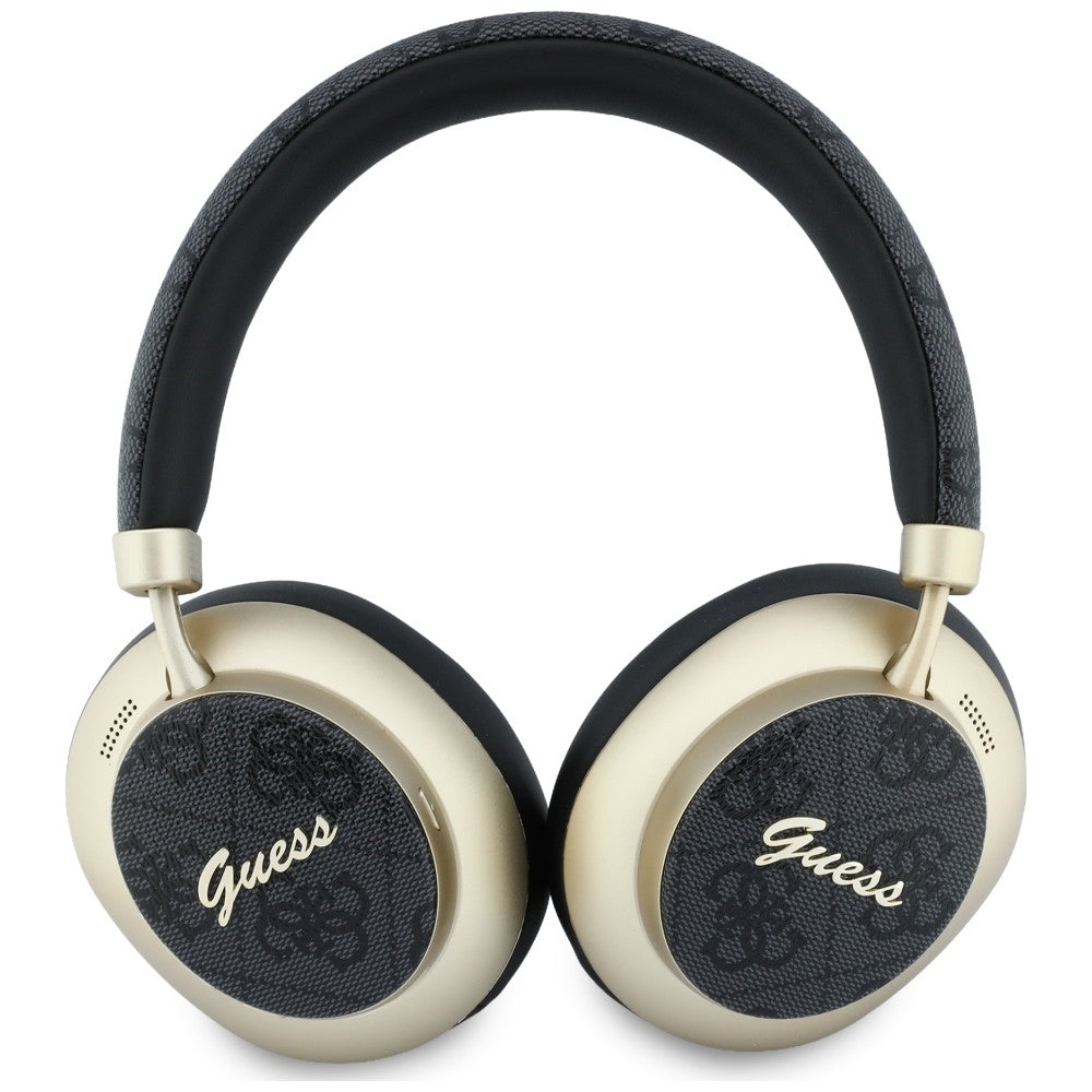 Auricolare Bluetooth Guess 4G Gold Script Metal, A2DP, Nero