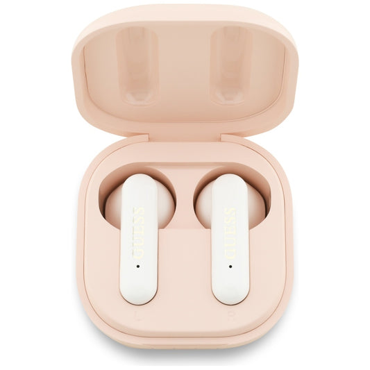 Auricolari Bluetooth Guess 4G Metal Logo, TWS, Rosa