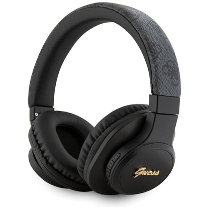 Auricolare Bluetooth Guess 4G Tone on Tone Script Logo, A2DP, Nero