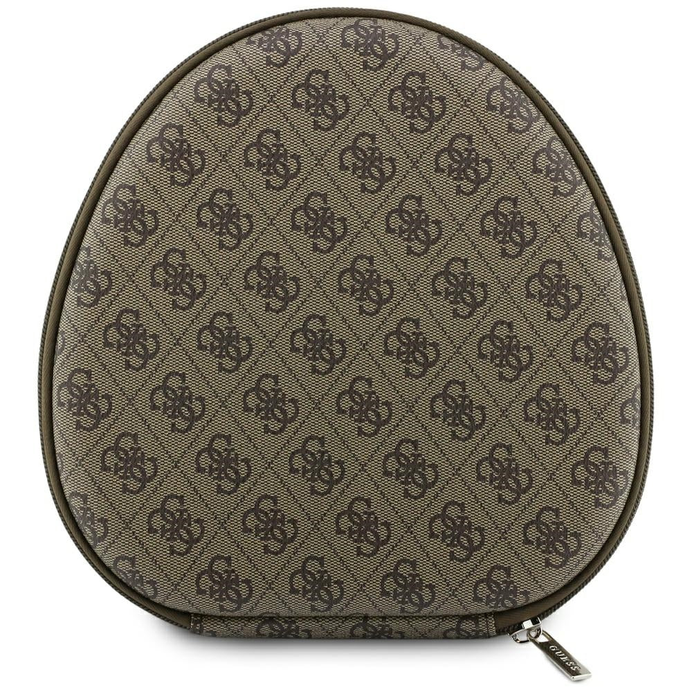 Auricolare Bluetooth Guess 4G Logo Triangolo Dorato, A2DP, Marrone