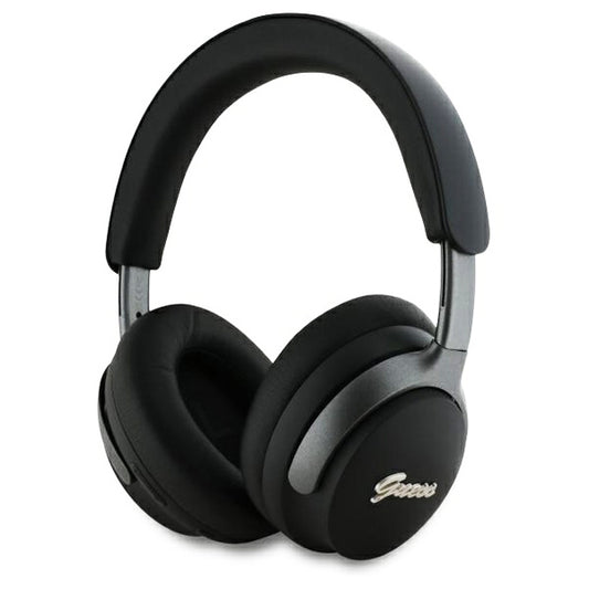 Auricolare Bluetooth Guess Metal Script Logo, A2DP, ANC, Nero