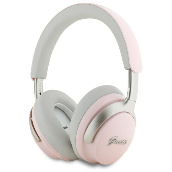 Auricolare Bluetooth Guess Metal Script Logo, A2DP, ANC, Rosa