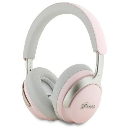 Auricolare Bluetooth Guess Metal Script Logo, A2DP, ANC, Rosa